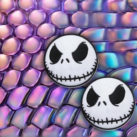 2NIGHTMARE JACK SKELLINGTON COTTON PATCH EASY IRON ON PATCH CLOTHING ACCESSORIES - Picture 1 of 6